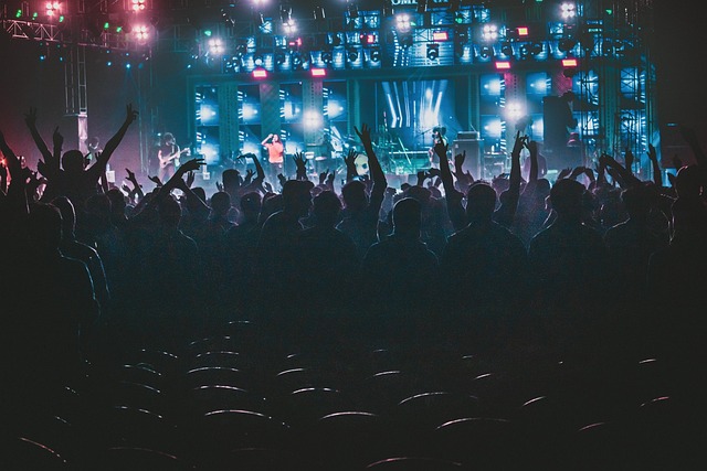 Fotografia de um show de música